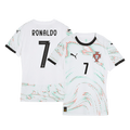 RONALDO #7 Women's Portugal Away Football Shirt 2025 White