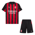 AC Milan Home Football Shirt Kit(Jersey+Shorts) 2025/26 Red&Black
