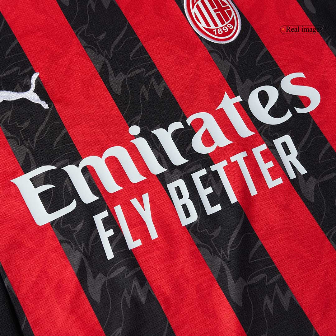 AC Milan Home Football Shirt Kit(Jersey+Shorts) 2025/26 Red&Black