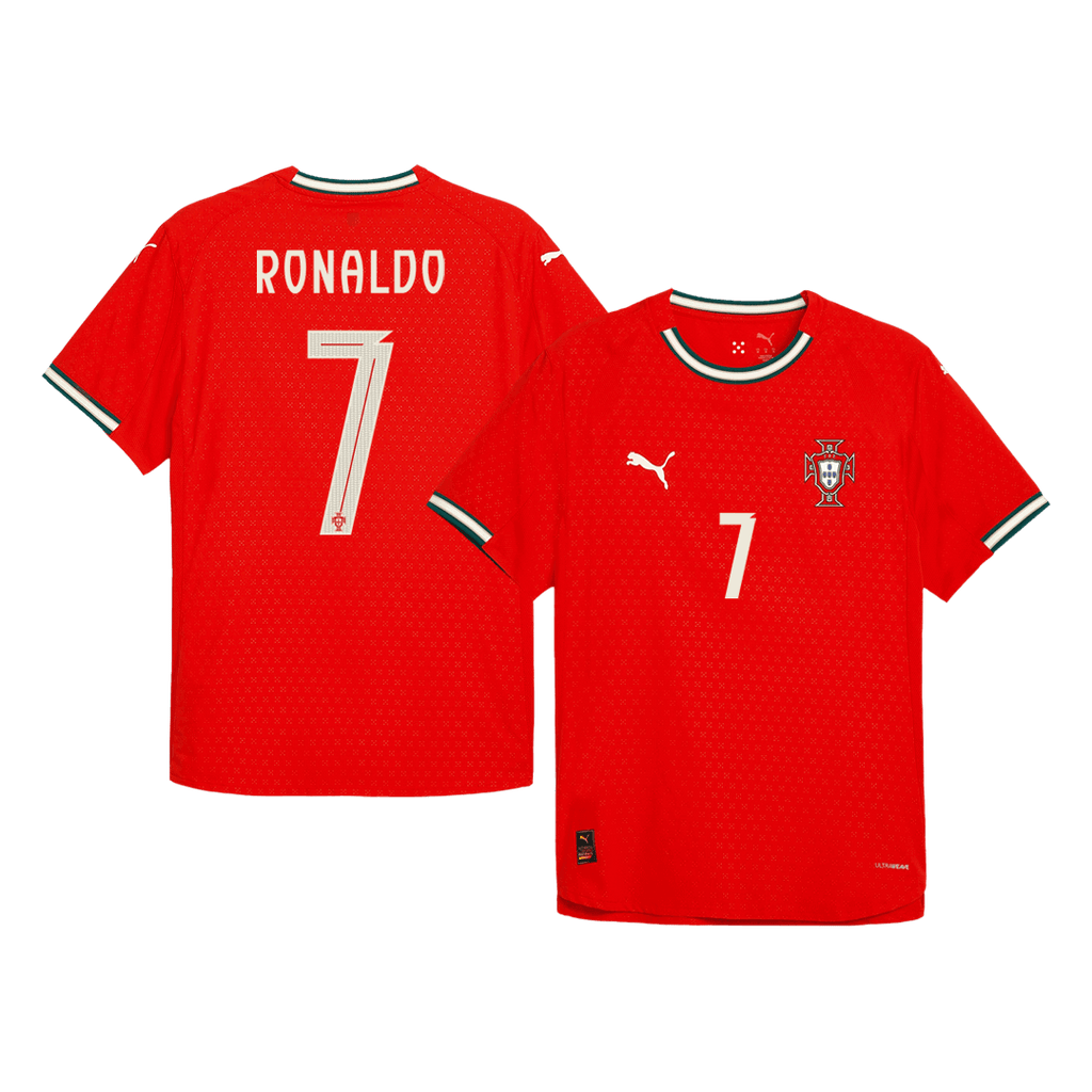 Player Version RONALDO #7 Portugal Home Football Shirt 2025 Red