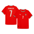 Player Version RONALDO #7 Portugal Home Football Shirt 2025 Red