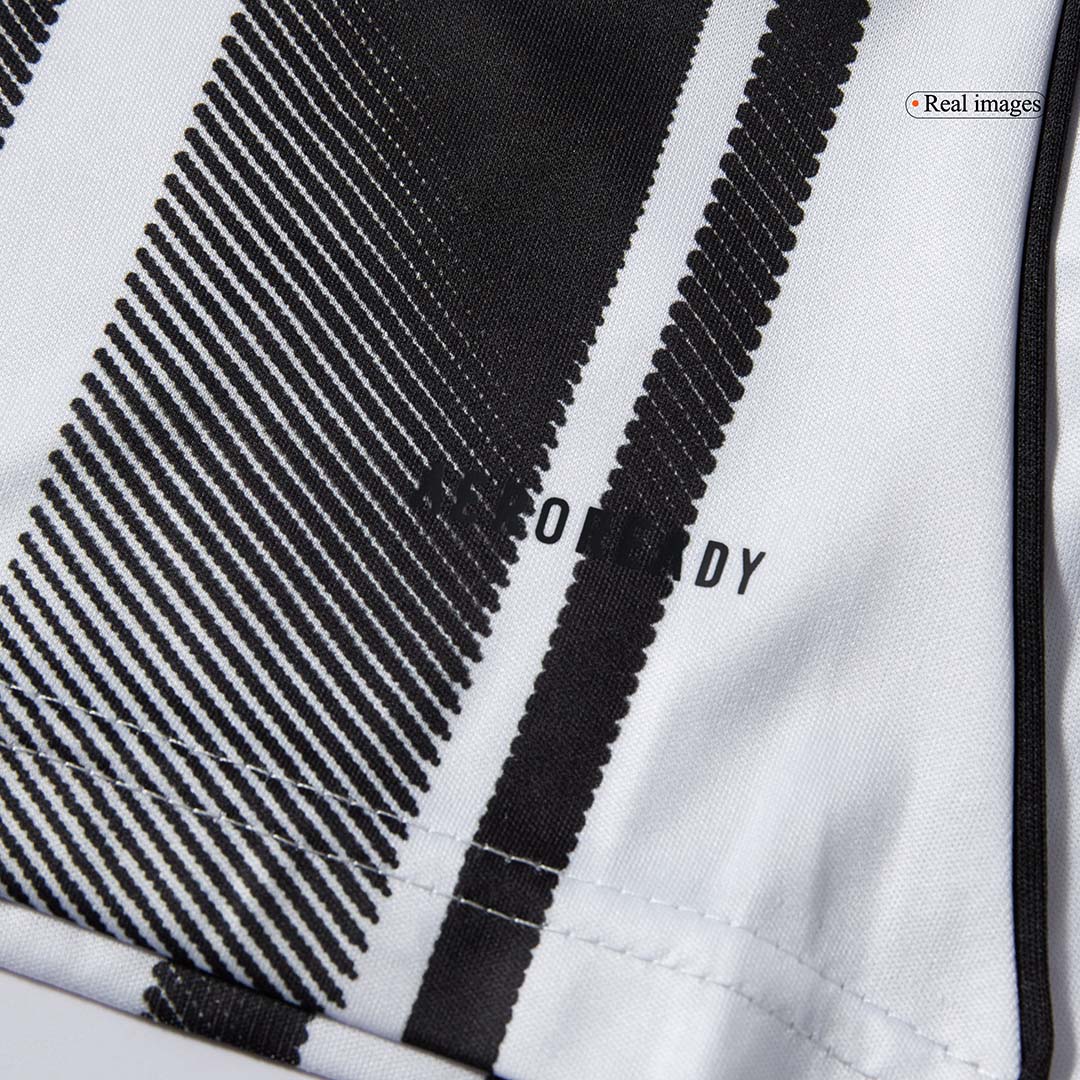 Kid's Juventus Home Football Shirt Kit(Jersey+Shorts+Socks) 2025/26 Black&White