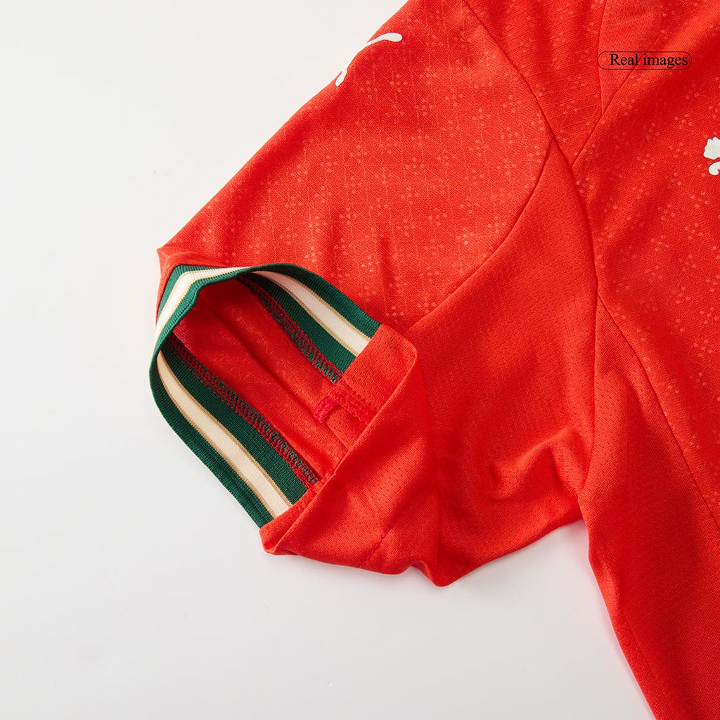 Player Version RONALDO #7 Portugal Home Football Shirt 2025 Red
