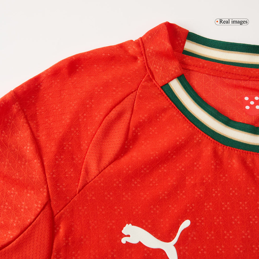 Player Version RONALDO #7 Portugal Home Football Shirt 2025 Red