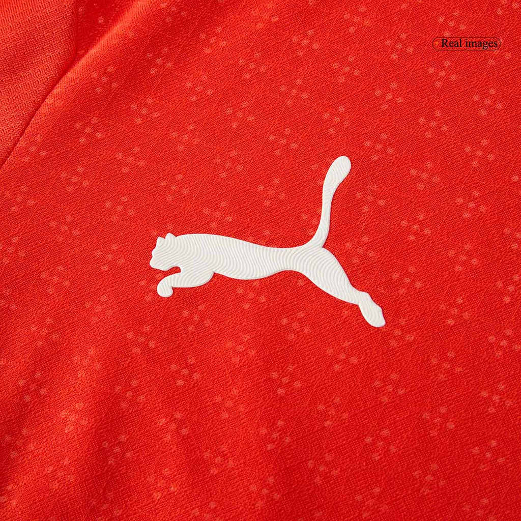 Player Version RONALDO #7 Portugal Home Football Shirt 2025 Red