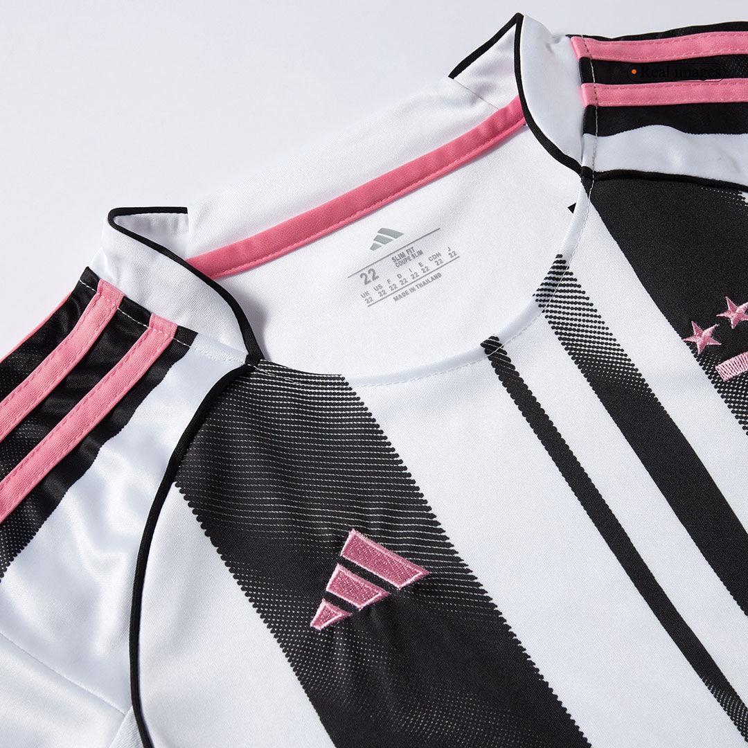 Kid's Juventus Home Football Shirt Kit(Jersey+Shorts+Socks) 2025/26 Black&White