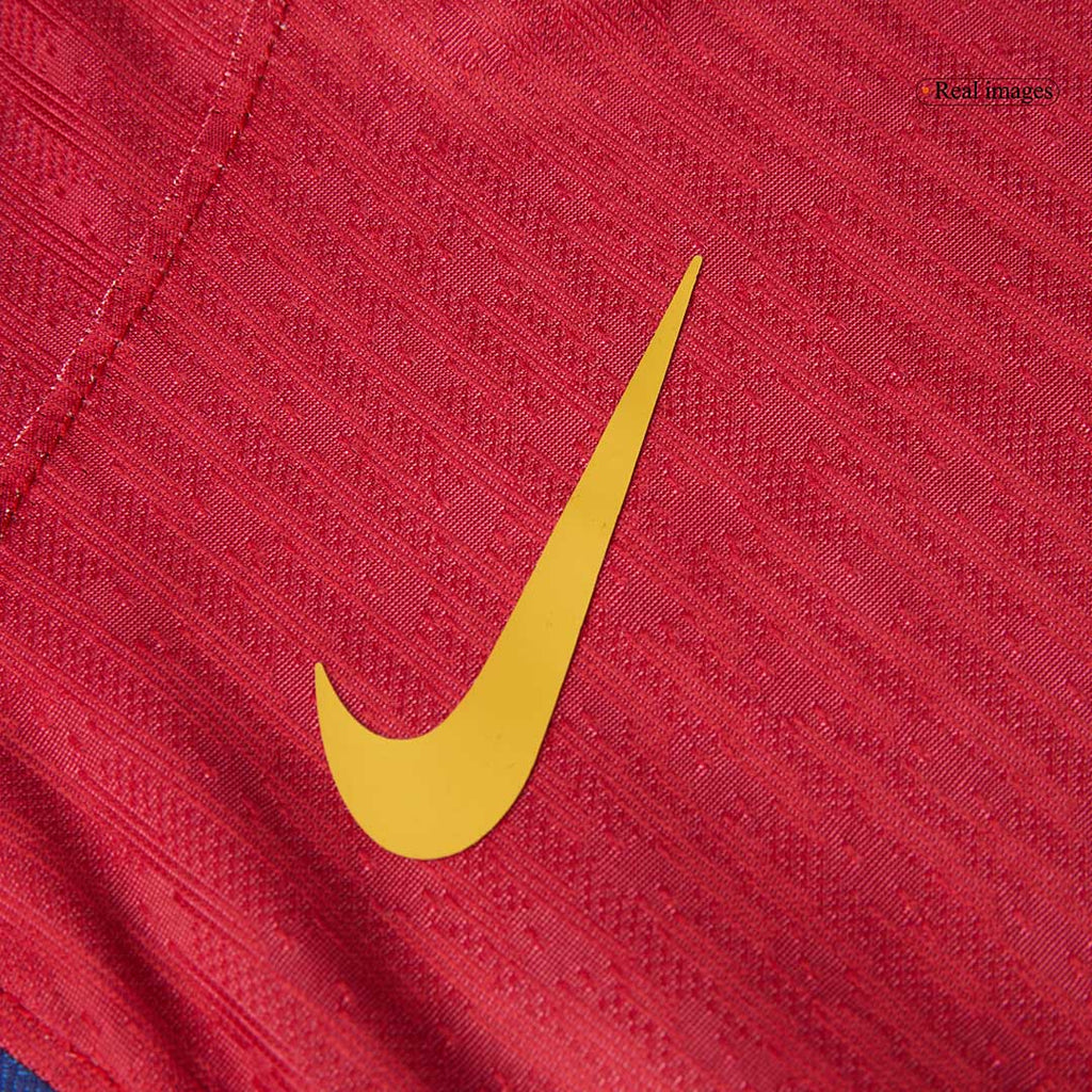 Player Version Barcelona X Travis Scott Home Football Shirt 2024/25 Red&Blue