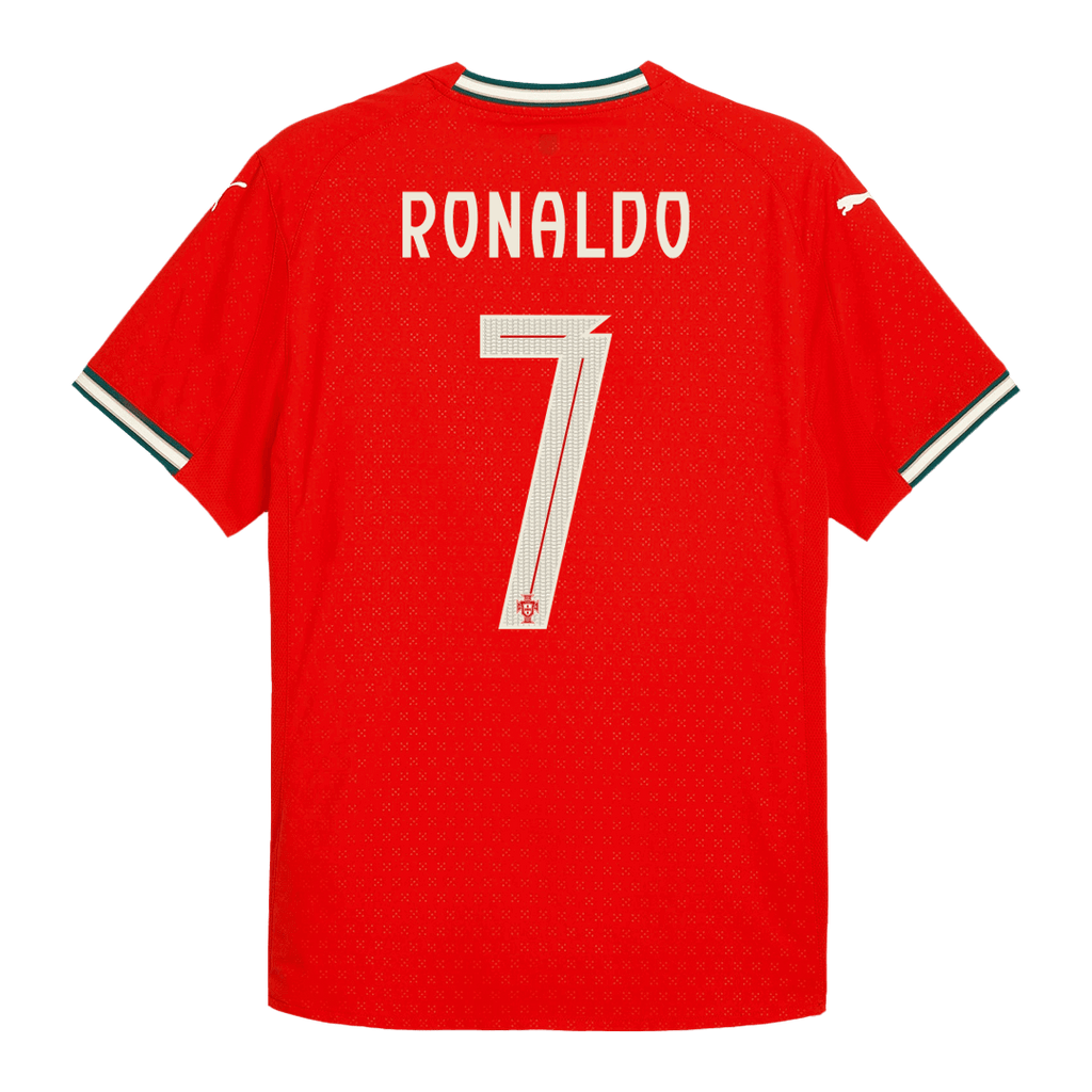Player Version RONALDO #7 Portugal Home Football Shirt 2025 Red