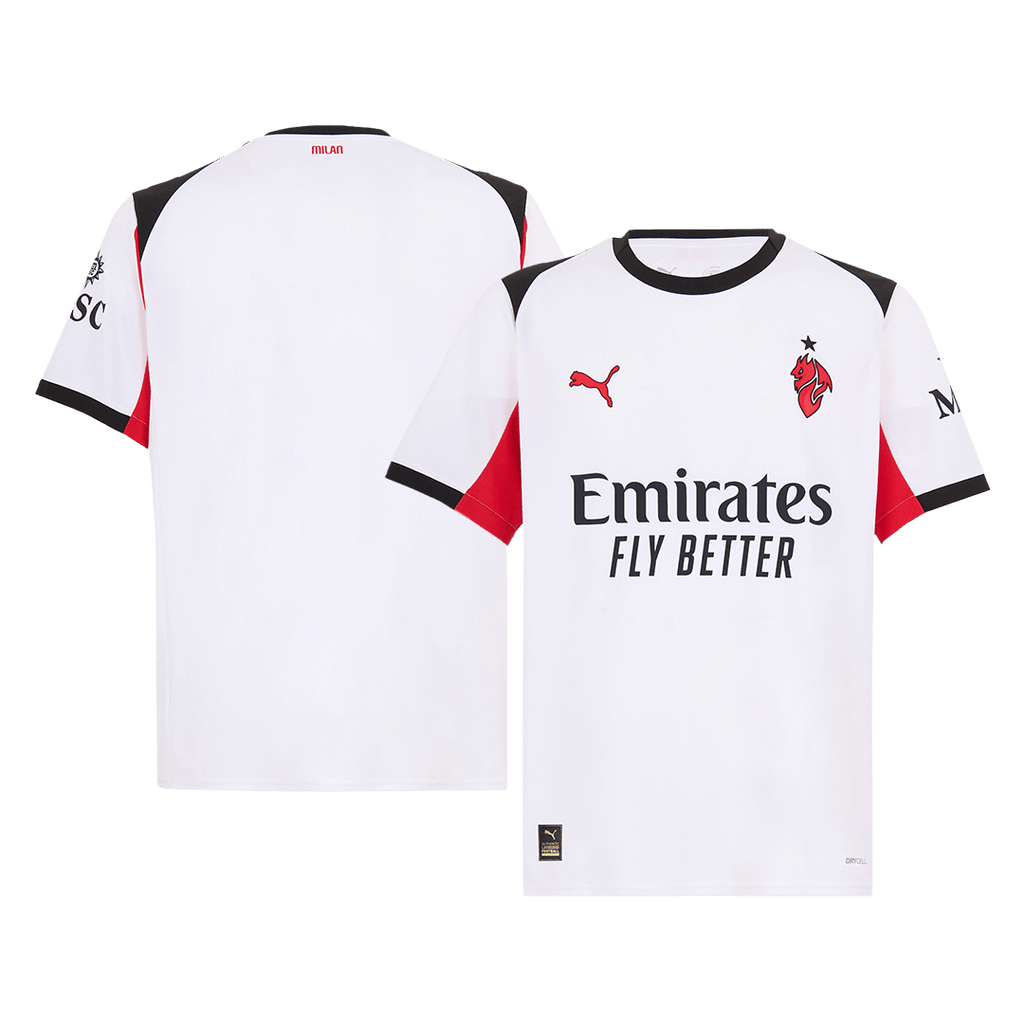 AC Milan Away Football Shirt 2025/26 White