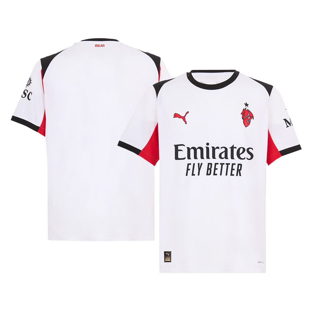AC Milan Away Football Shirt 2025/26 White
