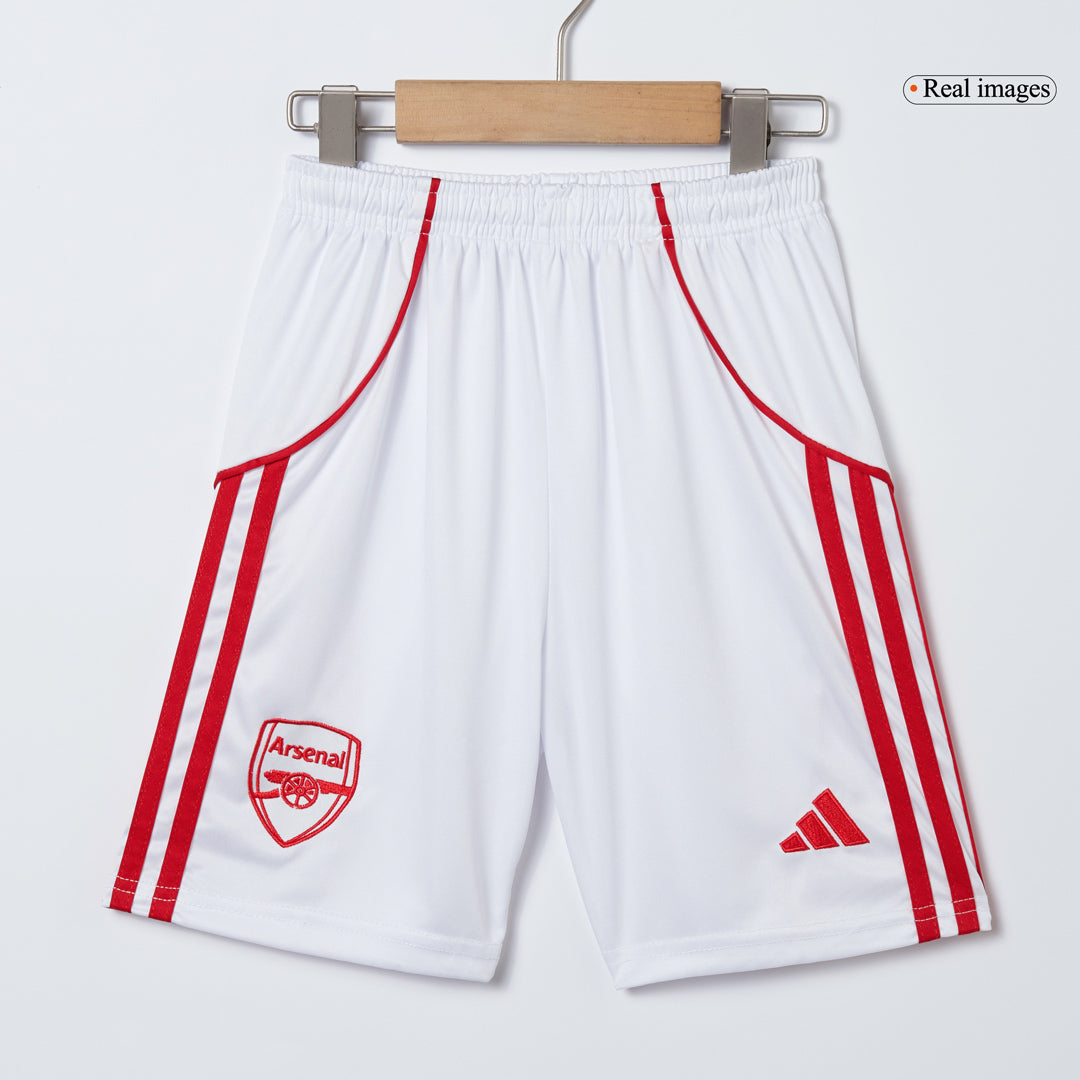 Kid's Arsenal Home Football Shirt Kit(Jersey+Shorts+Socks) 2025/26 Red