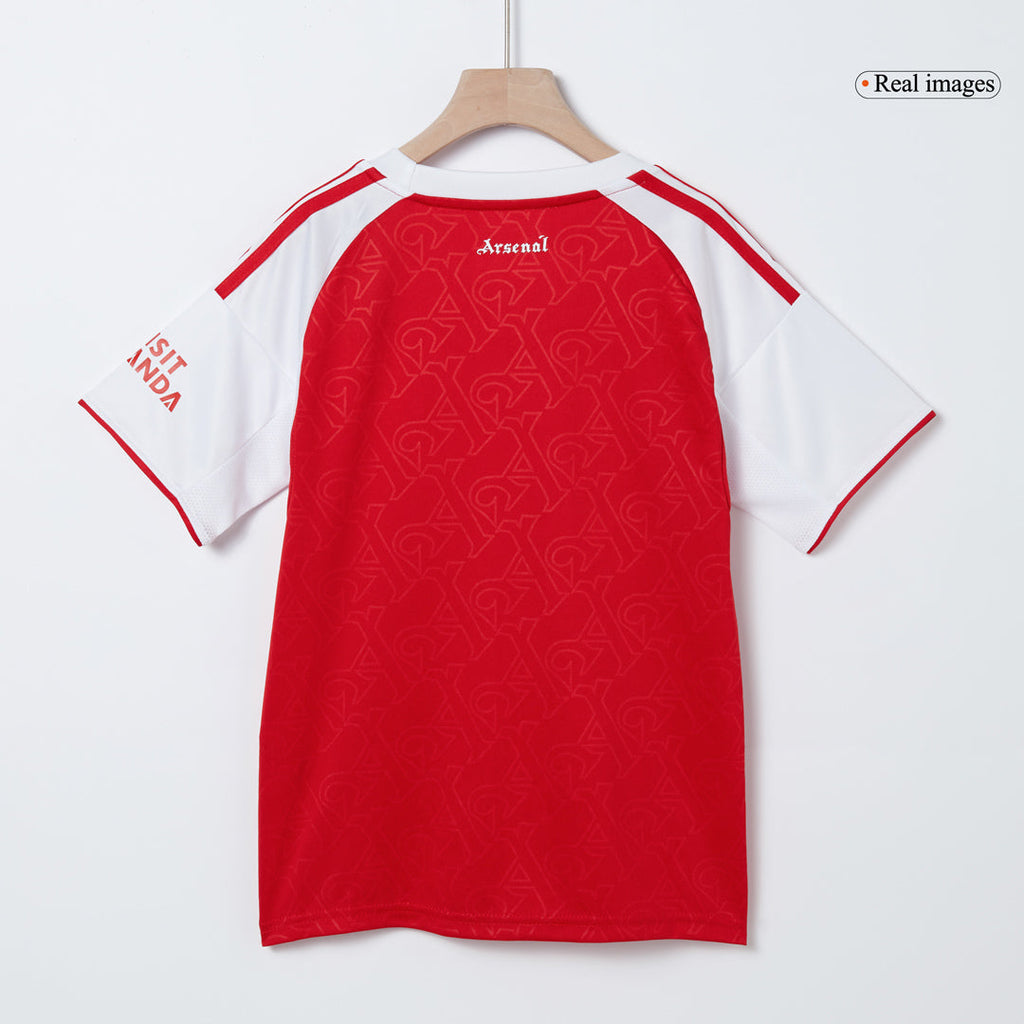 Kid's Arsenal Home Football Shirt Kit(Jersey+Shorts+Socks) 2025/26 Red