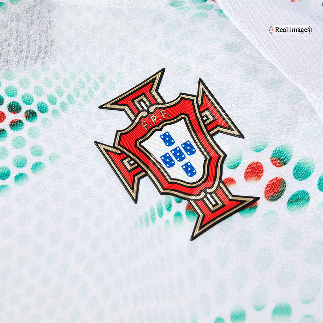 Player Version RONALDO #7 Portugal Away Football Shirt 2025 White