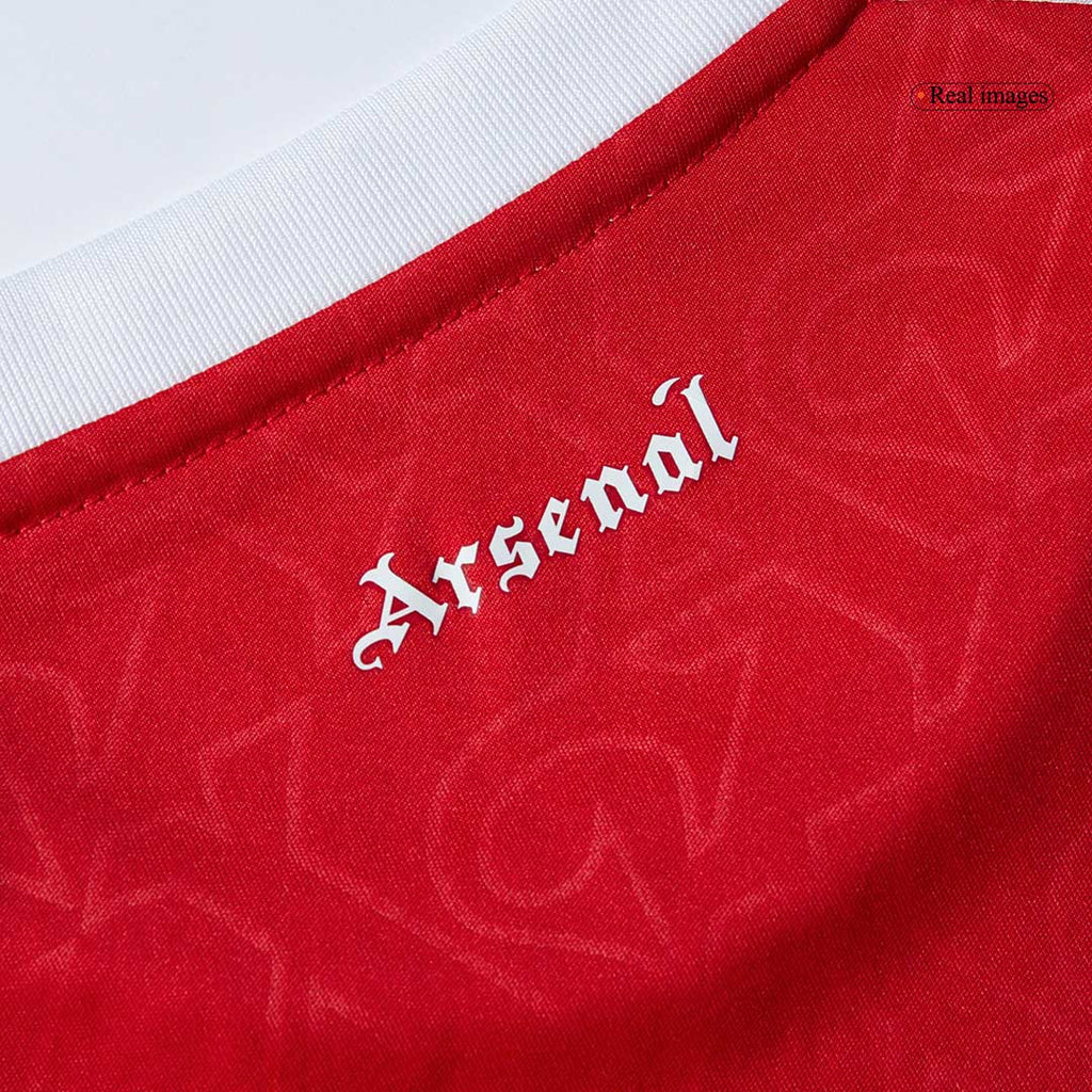Kid's Arsenal Home Football Shirt Kit(Jersey+Shorts+Socks) 2025/26 Red