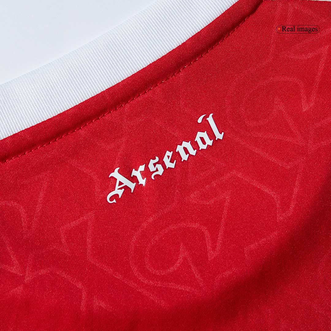 Kid's Arsenal Home Football Shirt Kit(Jersey+Shorts+Socks) 2025/26 Red