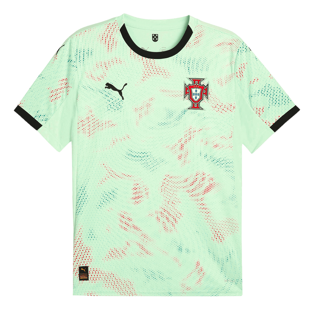 Men's Portugal Away Football Shirt 2025 Green - Women's Euro