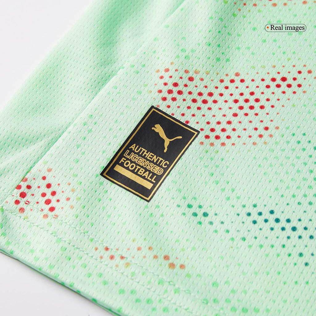 Men's Portugal Away Football Shirt 2025 Green - Women's Euro