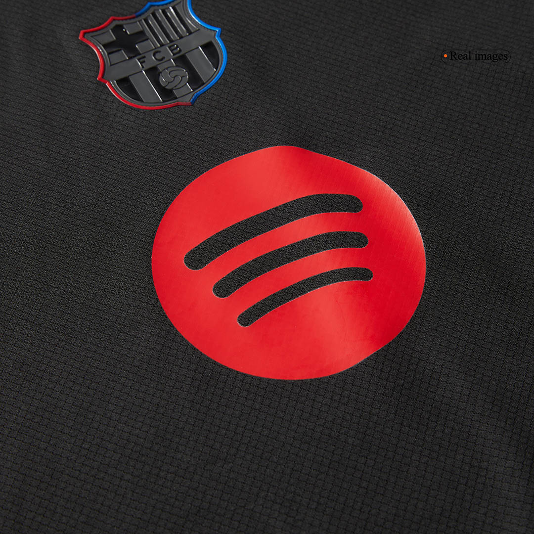 Kid's Barcelona Away Football Shirt Kit(Shirt+Shorts) 2024/25 - Spotify Logo Without Text