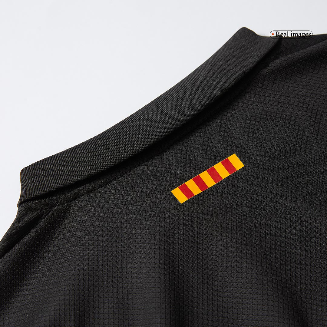 Kid's Barcelona Away Football Shirt Kit(Shirt+Shorts) 2024/25 - Spotify Logo Without Text