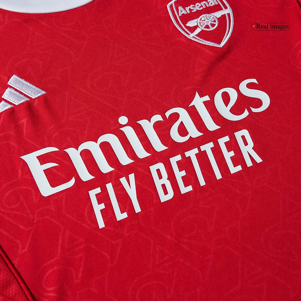 Kid's Arsenal Home Football Shirt Kit(Jersey+Shorts+Socks) 2025/26 Red