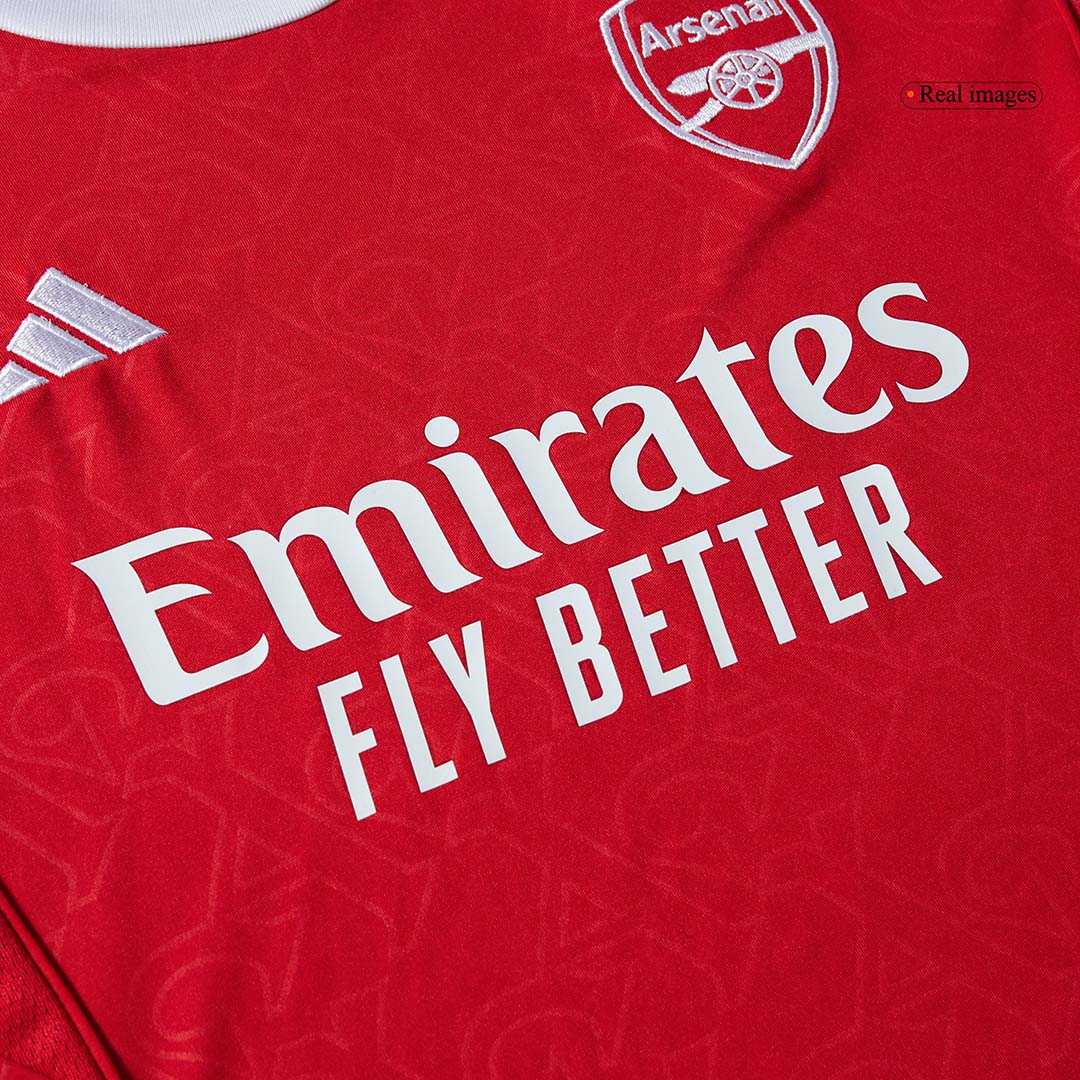 Kid's Arsenal Home Football Shirt Kit(Jersey+Shorts+Socks) 2025/26 Red