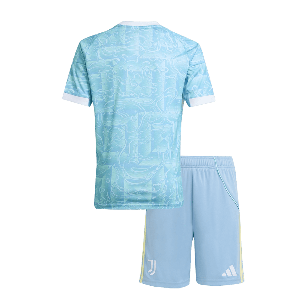 Kid's Juventus Away Football Shirt Kit 25/26 Blue