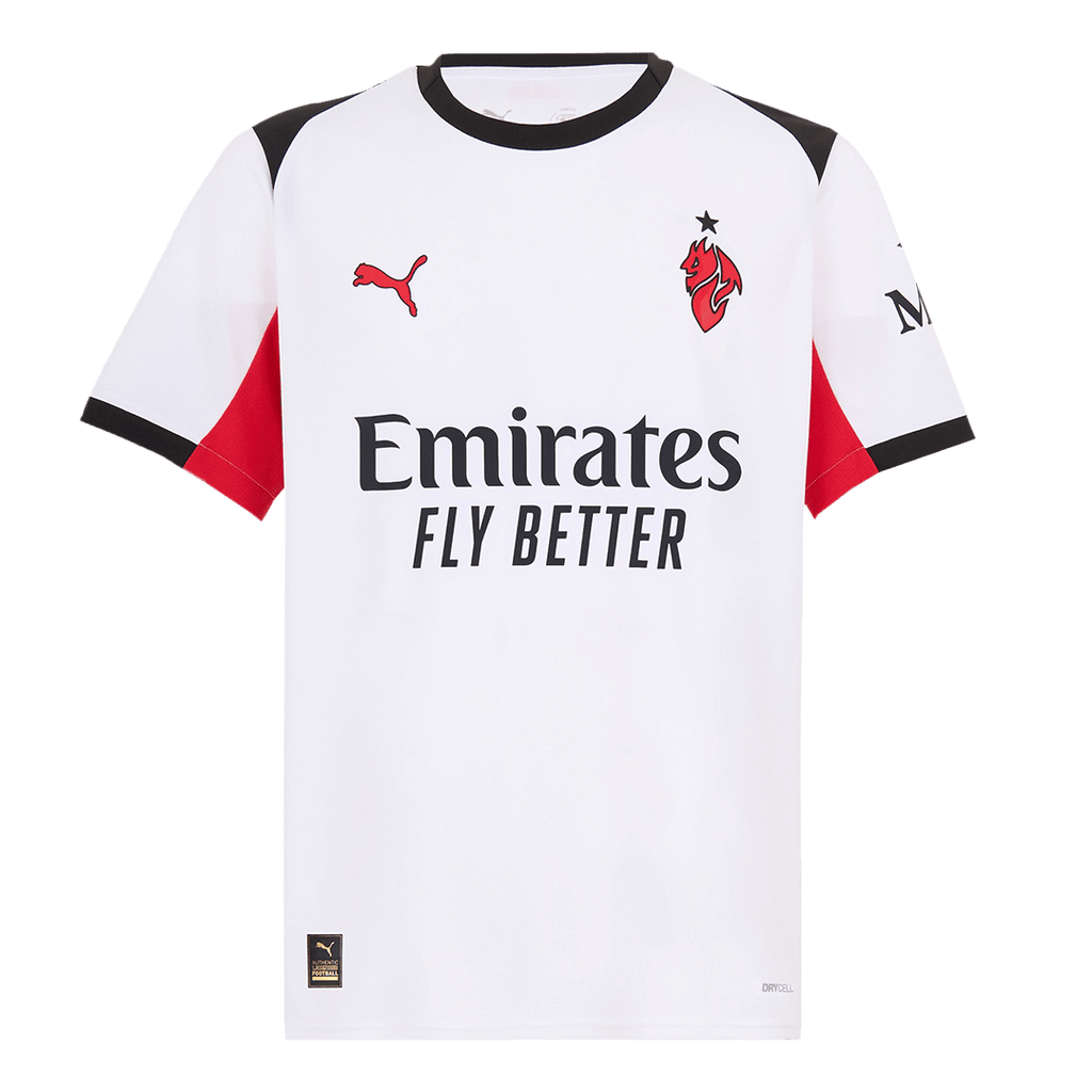 MODRIĆ #14 AC Milan Away Football Shirt 2025/26 White
