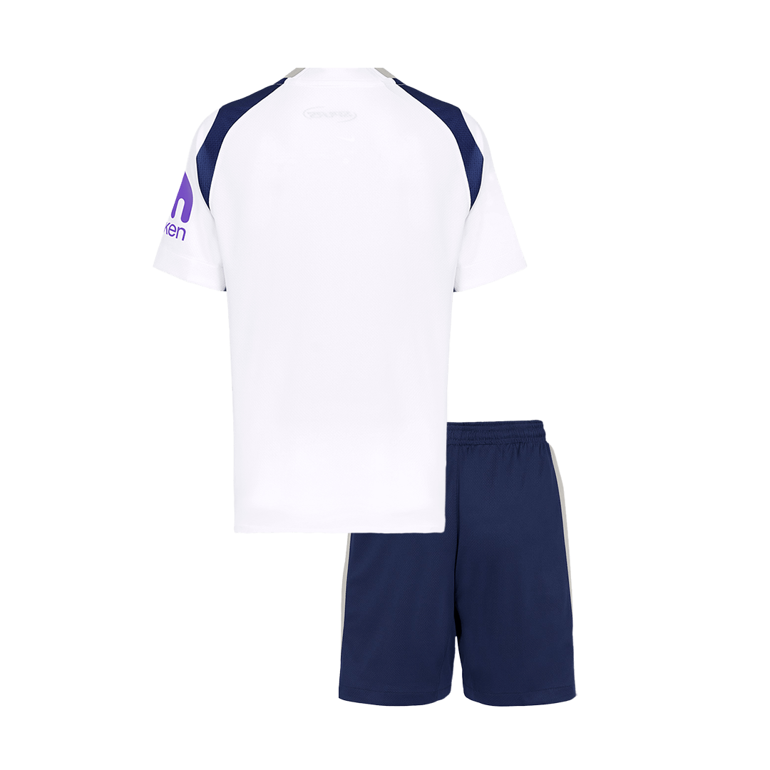 Kid's Tottenham Hotspur Home Football Shirt Kit(Jersey+Shorts) 2025/26