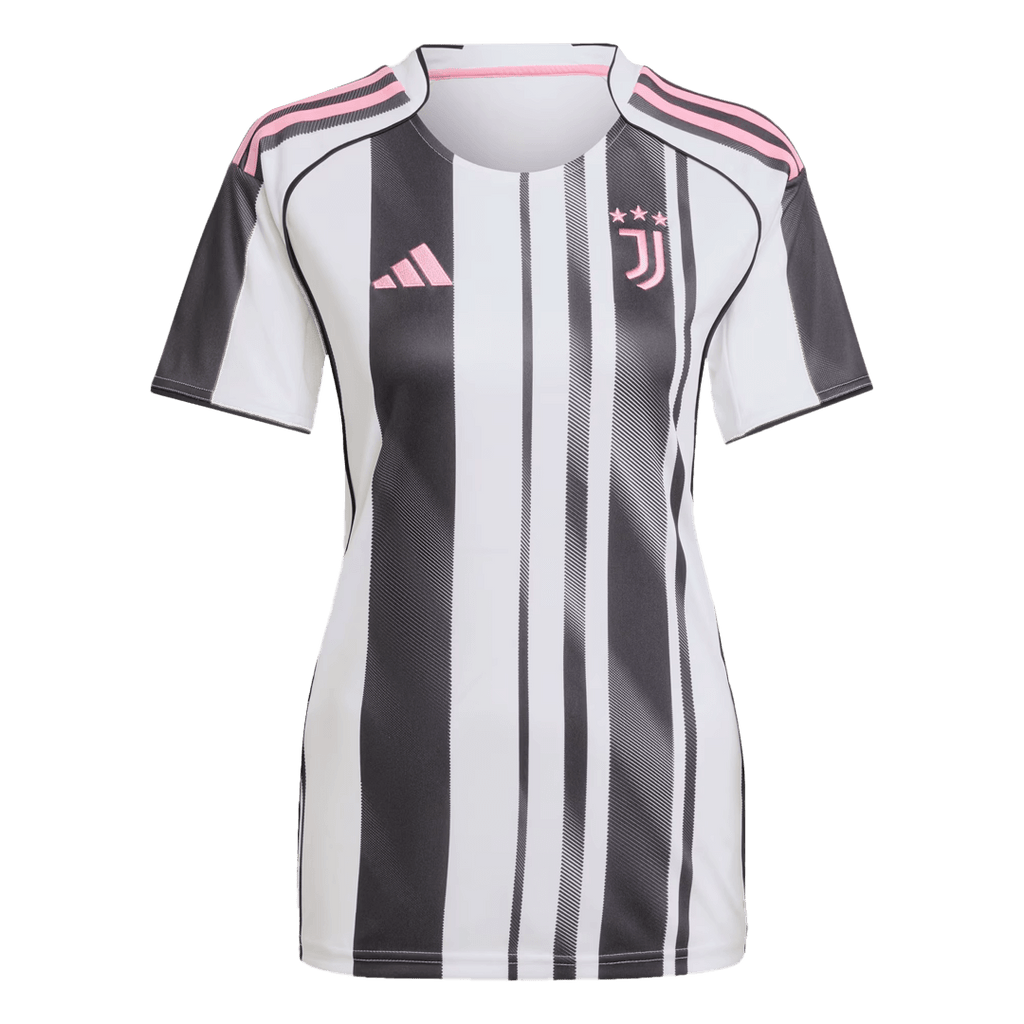 Women's Juventus Home Football Shirt 2025/26 Black&White