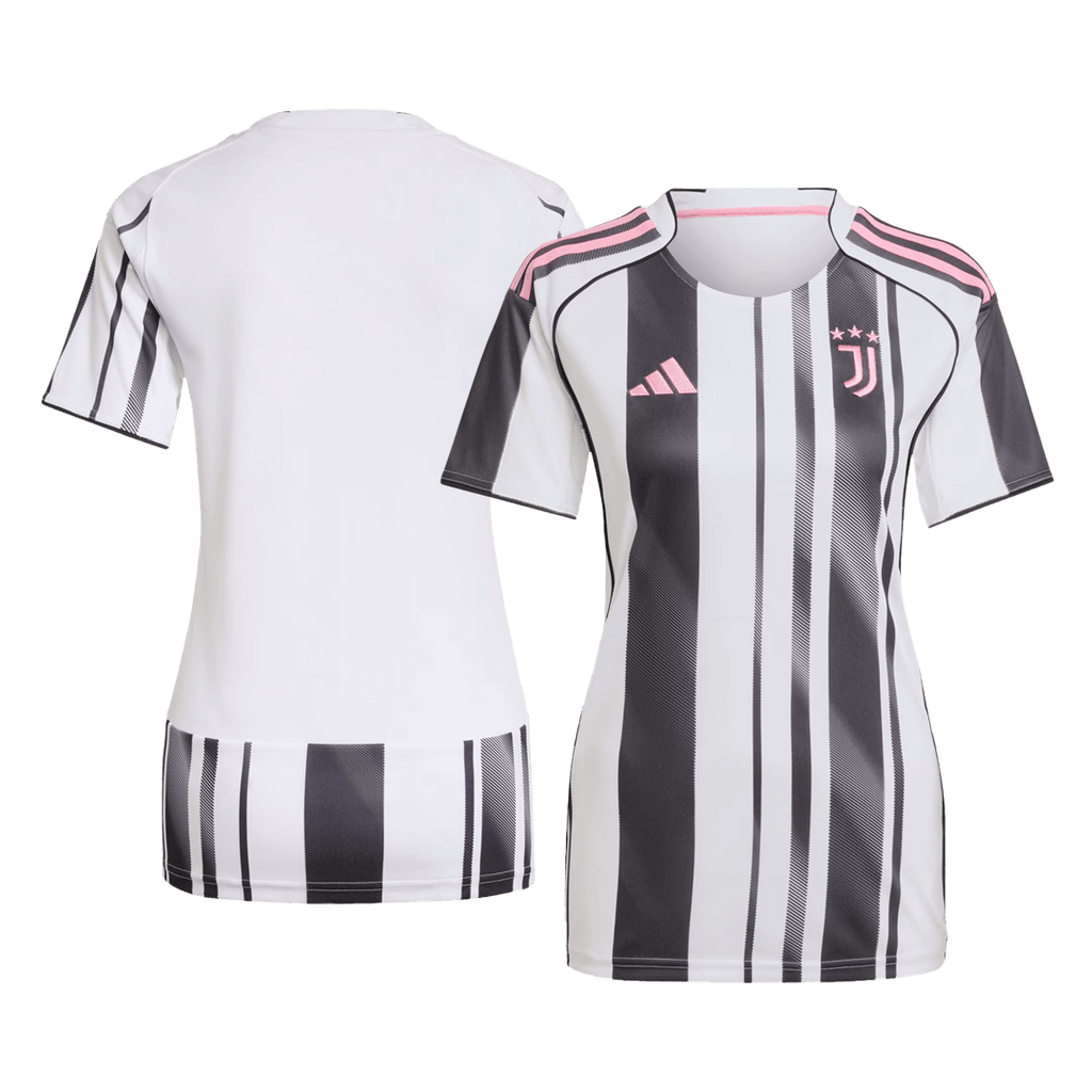 Women's Juventus Home Football Shirt 2025/26 Black&White