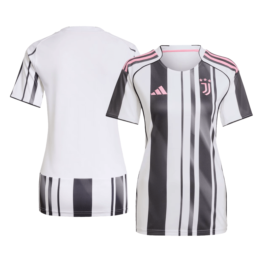 Women's Juventus Home Football Shirt 2025/26 Black&White