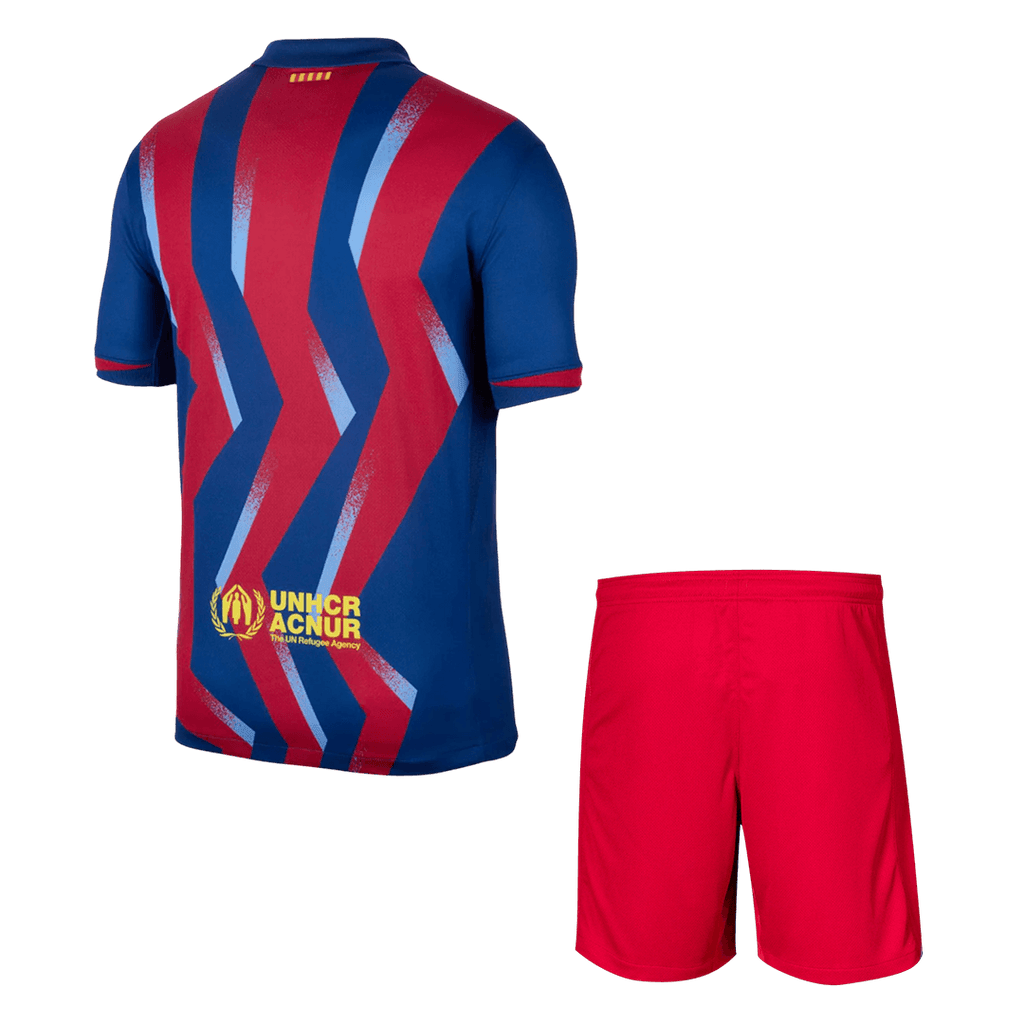 Barcelona Fourth Away Football Shirt Kit(Jersey+Shorts) 2025/26