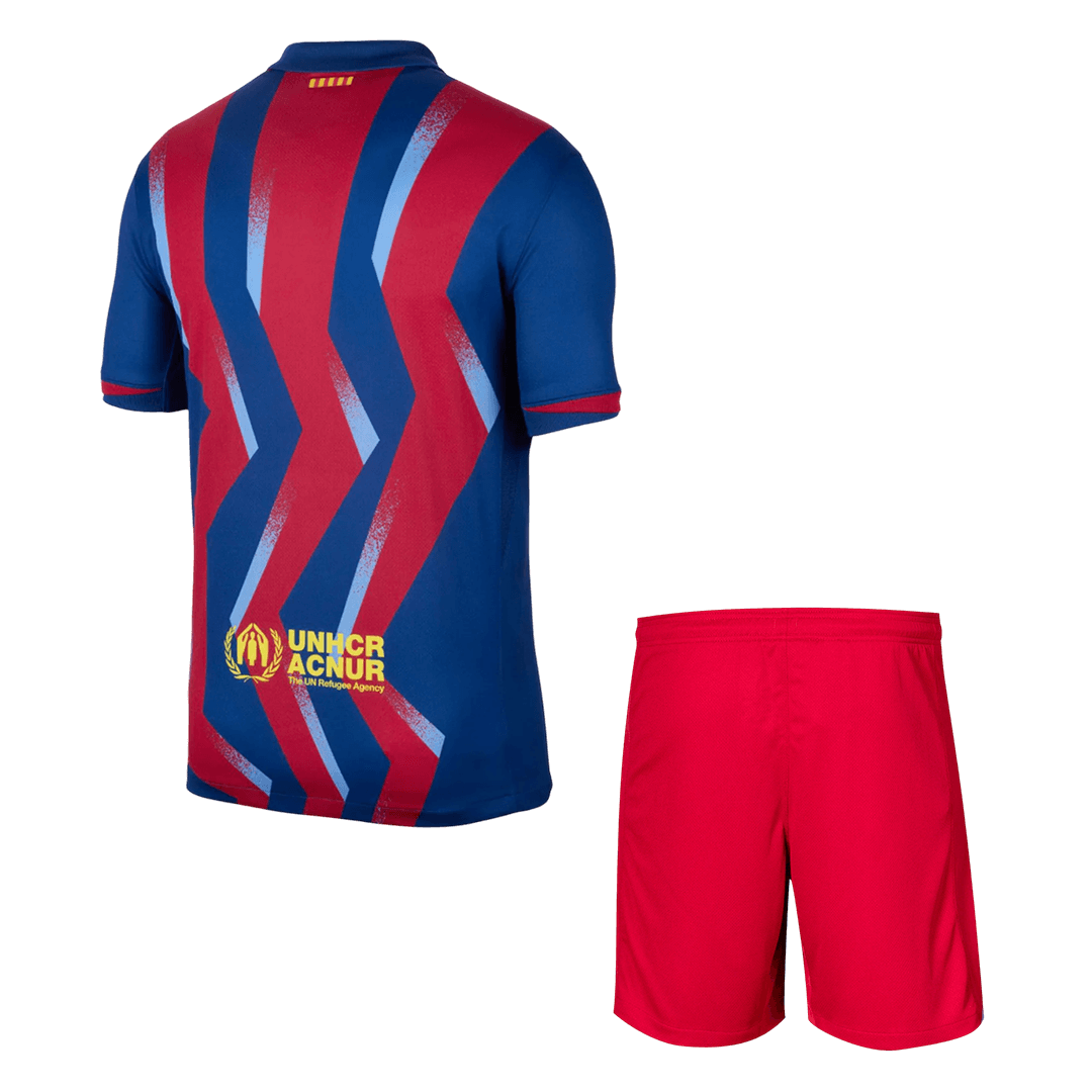 Barcelona Fourth Away Football Shirt Kit(Jersey+Shorts) 2025/26