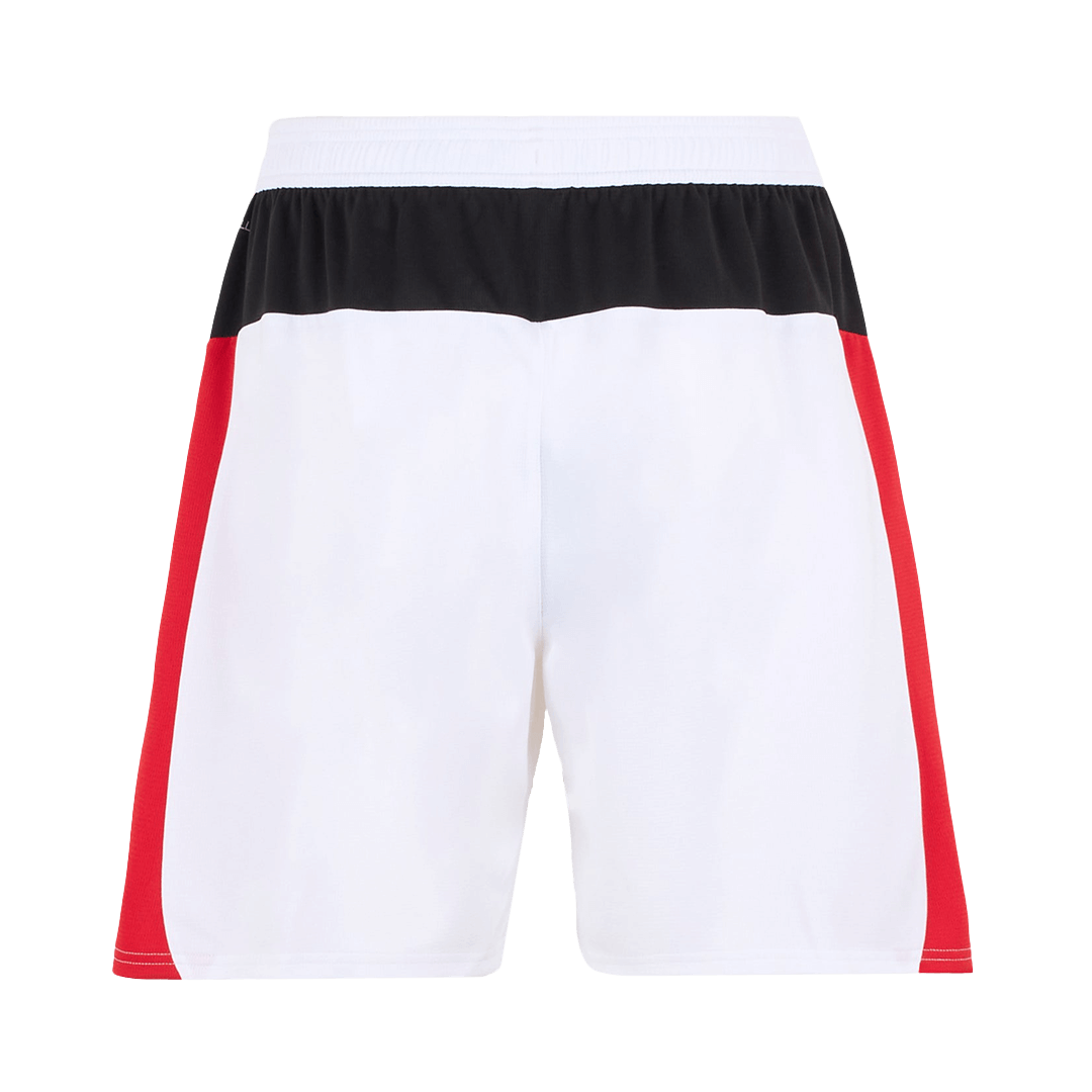 AC Milan Away Football Shorts 25/26 White