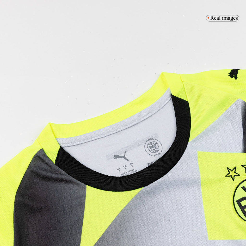 Borussia Dortmund Away Football Shirt Kit(Jersey+Shorts) 2025/26