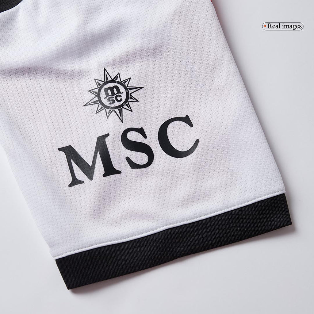 AC Milan Away Football Shirt Kit(Jersey+Shorts) 2025/26 White
