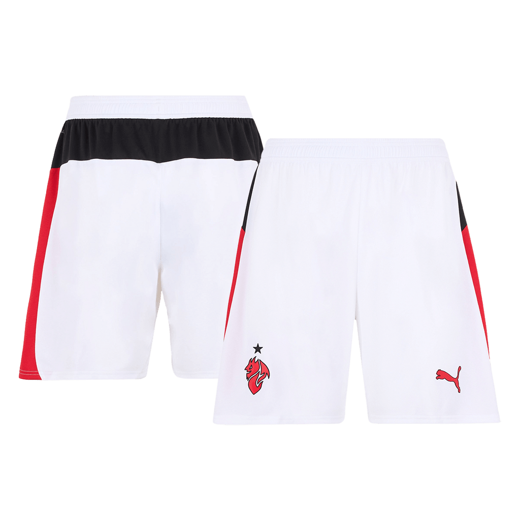 AC Milan Away Football Shirt Kit(Jersey+Shorts) 2025/26 White