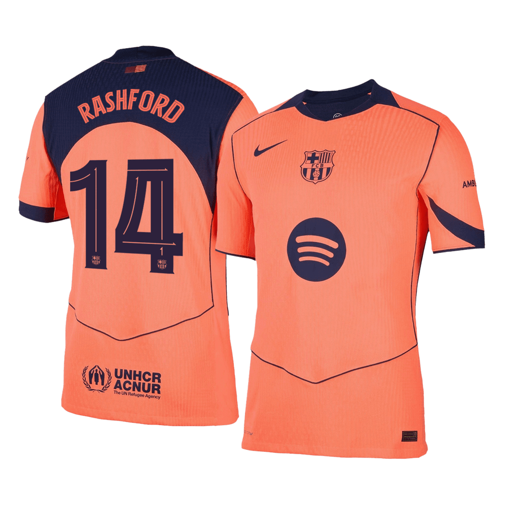 Player Version RASHFORD #14 Barcelona Third Away Football Shirt 2025/26