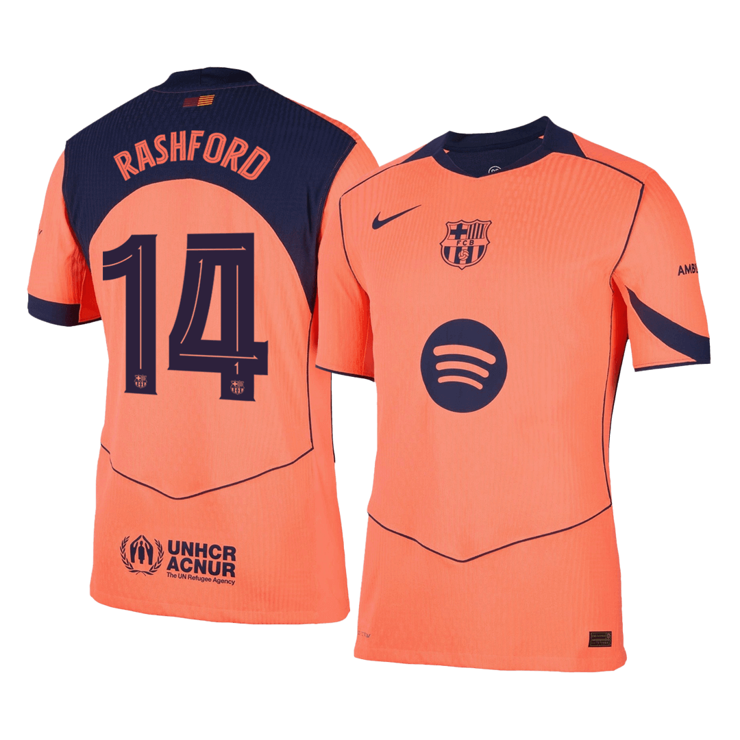 Player Version RASHFORD #14 Barcelona Third Away Football Shirt 2025/26