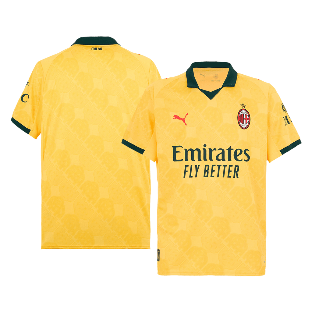 AC Milan Third Away Football Shirt 2025/26 Yellow