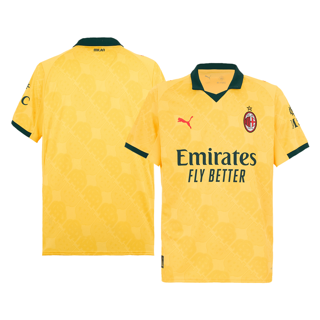 AC Milan Third Away Football Shirt 2025/26 Yellow