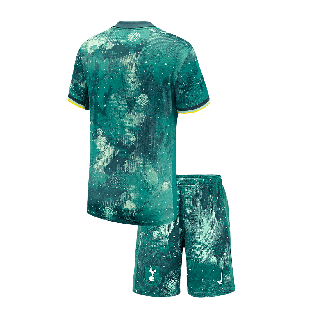 Kid's Tottenham Hotspur Third Away Football Shirt Kit(Shirt+Shorts) 2024/25