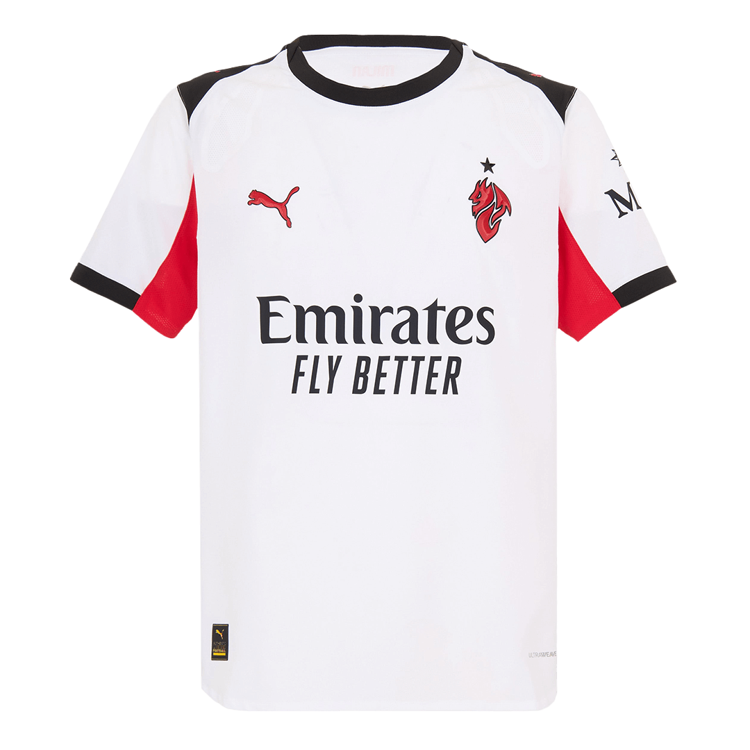 Player Version AC Milan Away Football Shirt 2025/26 White
