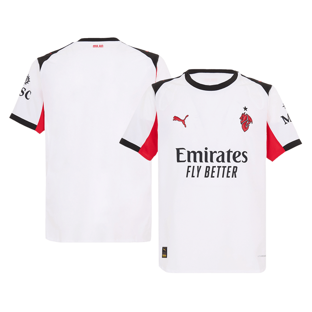 Player Version AC Milan Away Football Shirt 2025/26 White