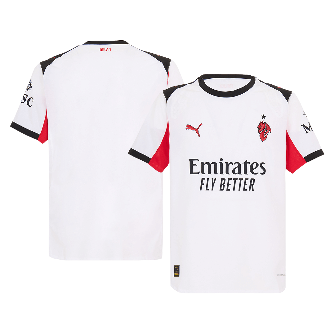 Player Version AC Milan Away Football Shirt 2025/26 White