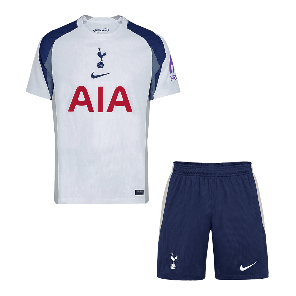 Tottenham Hotspur Home Football Shirt Kit(Jersey+Shorts) 2025/26 White