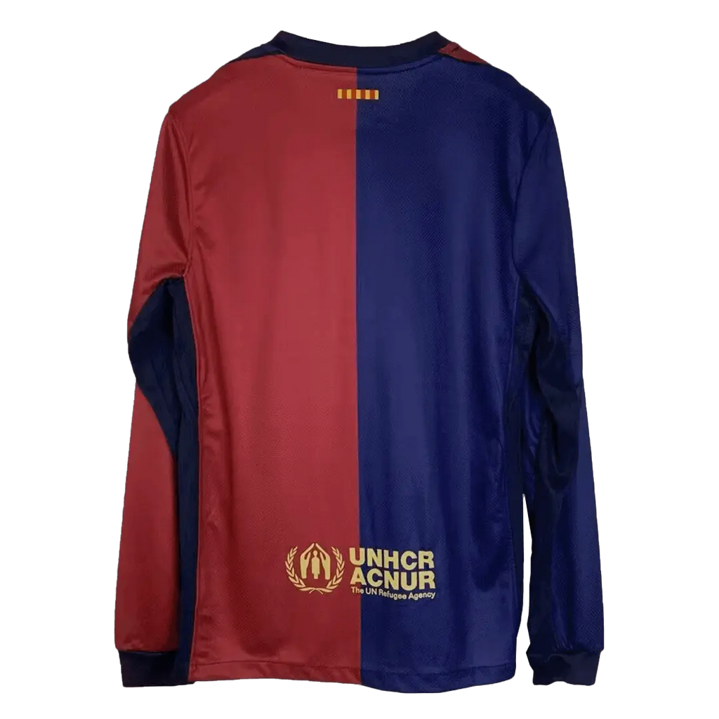 Barcelona Home Long Sleeve Football Shirt 2024/25