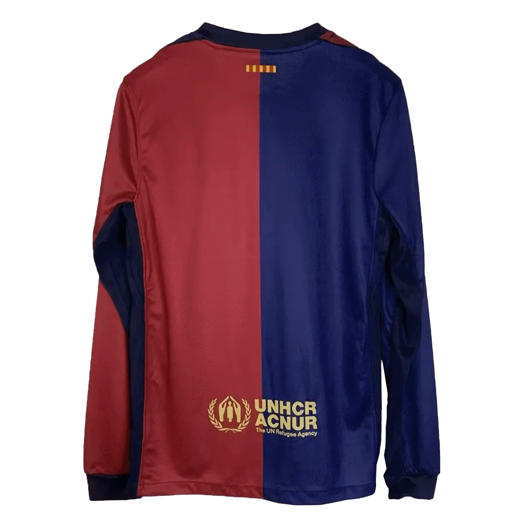 Barcelona Home Long Sleeve Football Shirt 2024/25