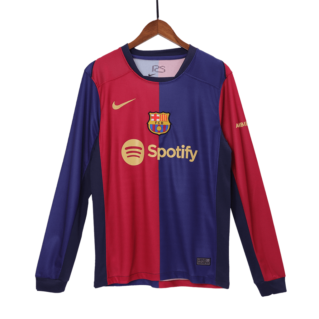 Barcelona Home Long Sleeve Football Shirt 2024/25