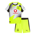 Kid's Borussia Dortmund Away Football Shirt Kit(Jersey+Shorts) 2025/26